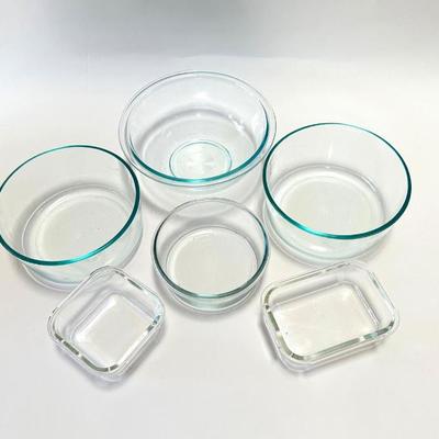 Sale Photo Thumbnail #43: Pyrex Bowls (4 Round & 2 Square / Rectangle)