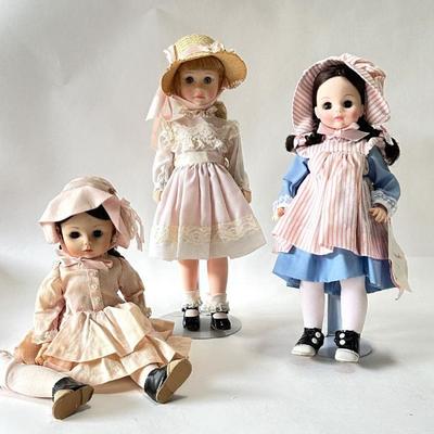 Sale Photo Thumbnail #76: Vintage Dolls 2 Madame Alexander Rebecca Dolls and 1 Effanbee