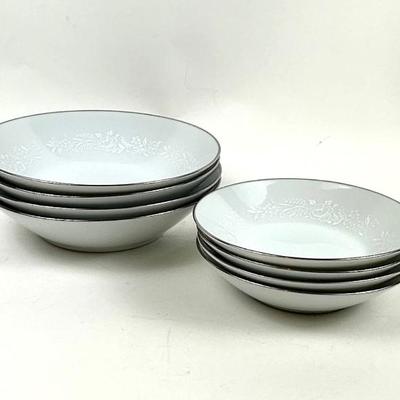 Sale Photo Thumbnail #25: Noritake Fine China - Reina Fruit & Soup Bowls (4 of each size)