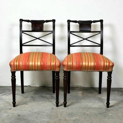 Antique Schmieg Hungate & Kotzian Mahogany Dining Room Chairs
