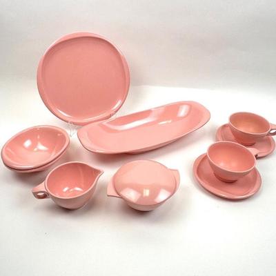 Sale Photo Thumbnail #54: Vintage Pink Boontonware (10pcs)