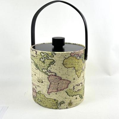 Sale Photo Thumbnail #24: Vintage “Map” Ice Bucket by Irwinware