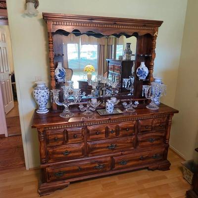 Vintage dresser with mirror