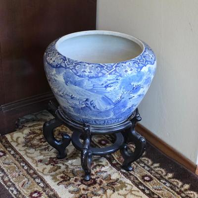 Antique Chinese fish bowl