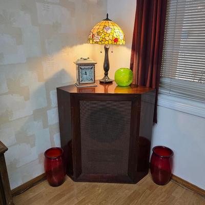Altec Lansing 604C duplex speaker, Tiffany style lamp