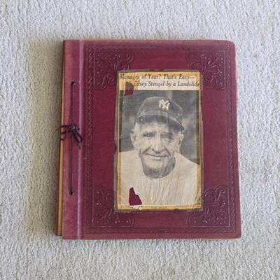 1940s sports scrapbook, baseball, basketball, football