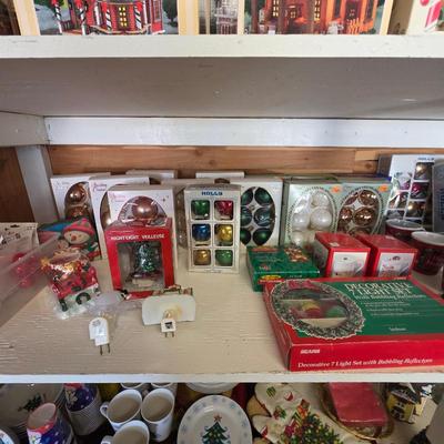 Christmas decorations, holiday decorations, vintage Christmas decorations