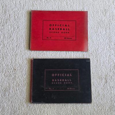 Baseball score books
