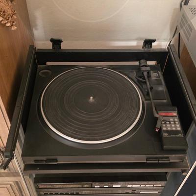 Sale Photo Thumbnail #129: Vintage GE rack audio system with turntable