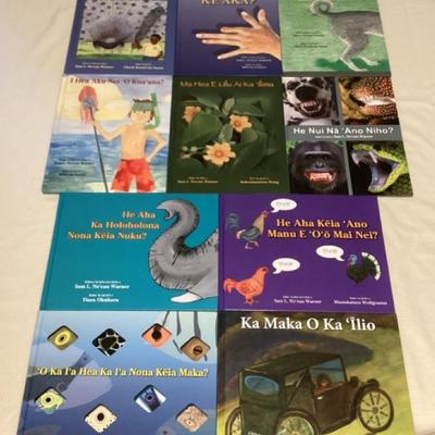 MMM010 Ten Children’s Hawaiian Hardcover Books 