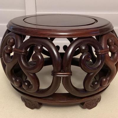 MMM203 Large Asian Wooden Display/Plant Stand