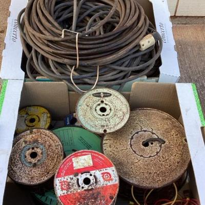 MMM215 Mystery Lot Of Various Wires & Extension Cords 