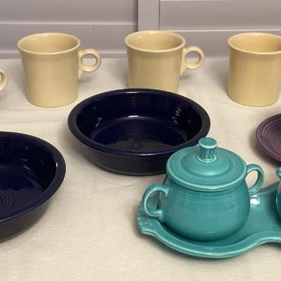 MMM076 Fabulous Fiesta Ware Ceramic Dishes