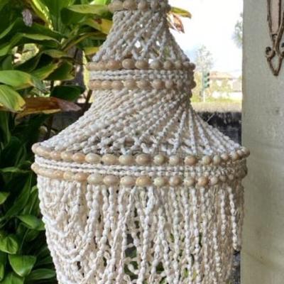 MMM120 Seashell Three Tiered Chandelier 