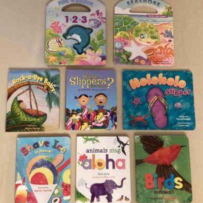MMM024 Eight Children’s Hawaiian Board Books