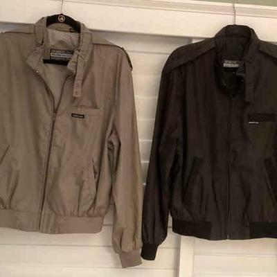 MMM014 Two Vintage Members Only Jackets Size 42