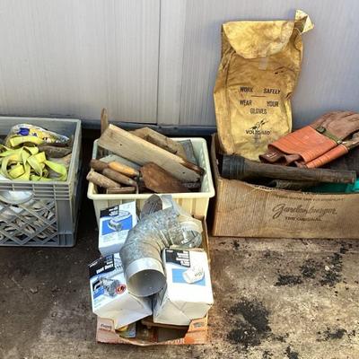 MMM184 Mystery Lot Of Tools, Protective Gear, Straps & More!