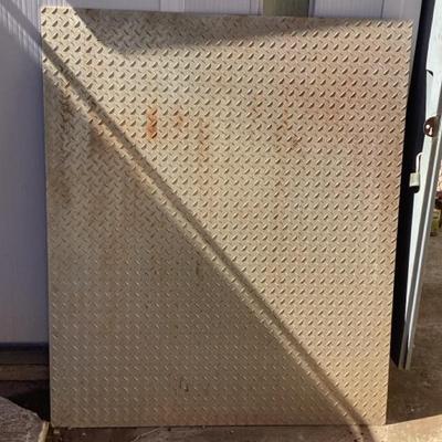 MMM181 Metal Diamond Checker Plate Piece 3/16”