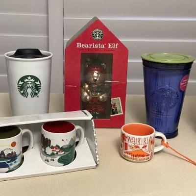 MMM088 Starbucks Mugs, Glass Cup & Ornaments