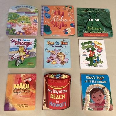 MMM094 Nine Children’s Hawaiian Board Books