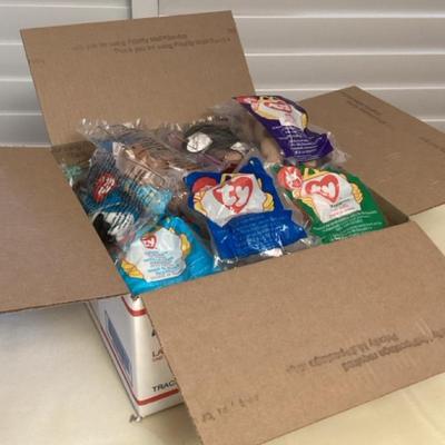 MMM096 Mystery Box Full Of 38 Various McDonald’s Ty Teenie Beanie Babies New