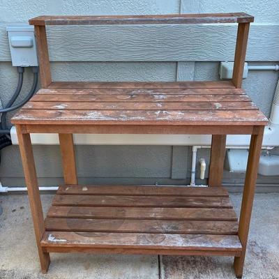 MMM151 Wooden Potting Bench For Gardening