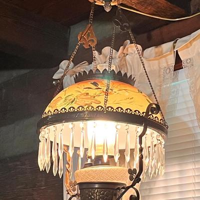 Ornate Antique Hanging Lamp