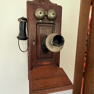 Antique Hand Crank Telephone 