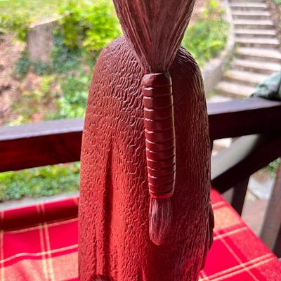 Stone-cast Woman Figure By Ron Schroder