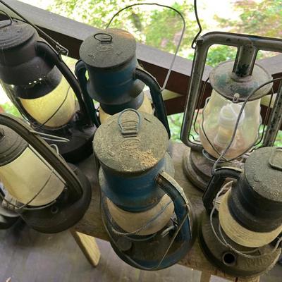 Antique/Vintage Oil Lamps - Lot Of 6 