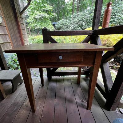 Table With Single Drawer