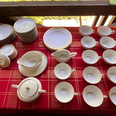 Vintage Royalton China "Golden Elegance" Dinnerware Collection