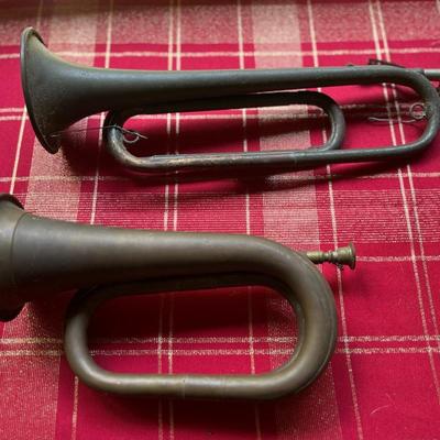 Vintage Military Bugles