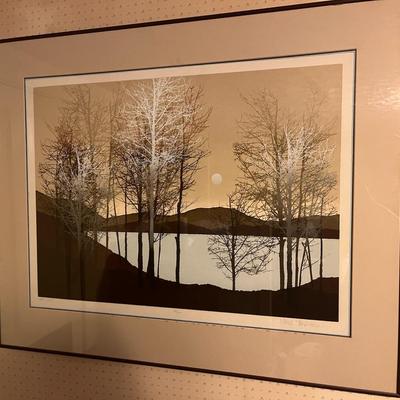 Lake View By Virgil Thrasher 148/200 Signed Print