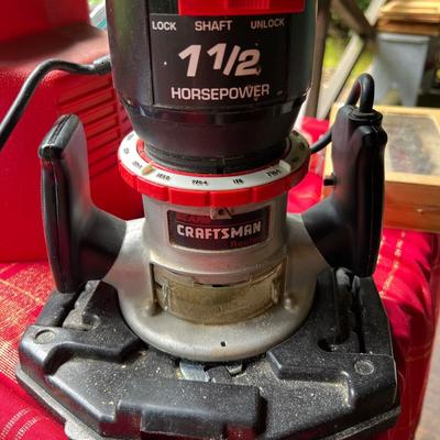 Craftsman Router Model 315.174921 + Set Of Bits
