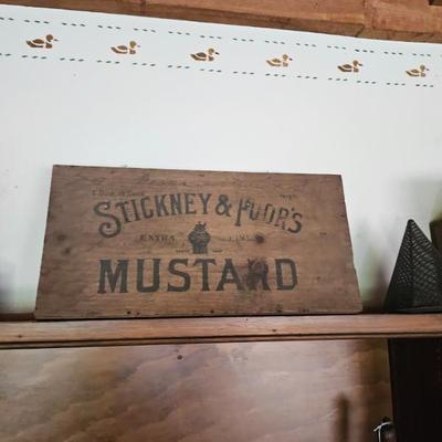 Stickney & Poor's Mustard Sign