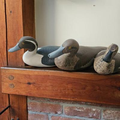 Wood Carved Duck Decoys - Jobes