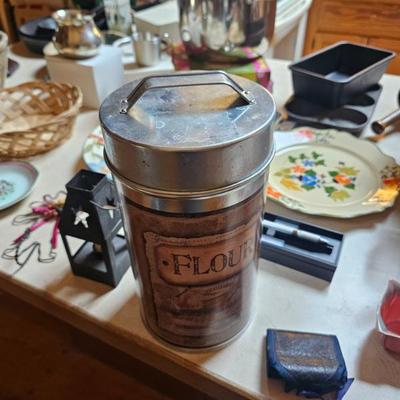 Metal Flour Canister