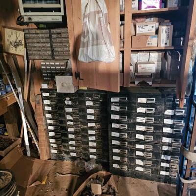 Wood Shop Tools and Supplies, Crews, Nails, Drawer Pulls, Knobs, Sanding Belts