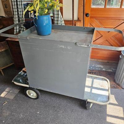 Rolling Metal Cart