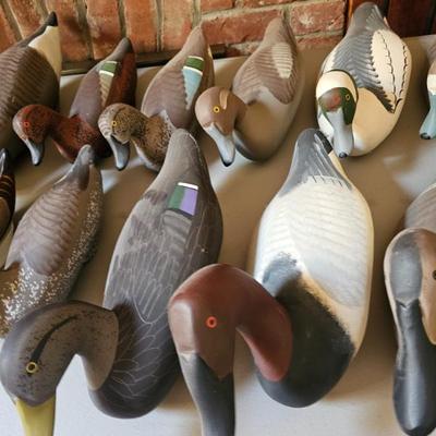 Wood Carved Duck Decoys - Jobes