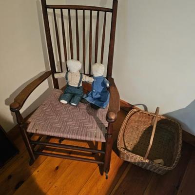 Wood Chair, Basket