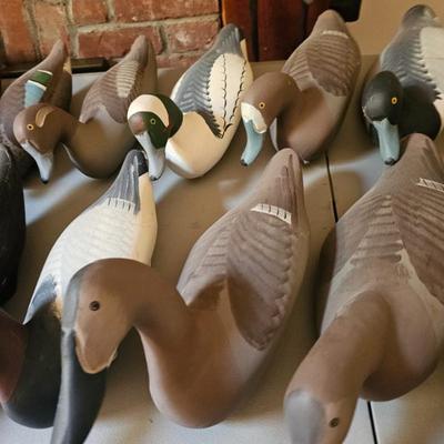 Wood Carved Duck Decoys - Jobes