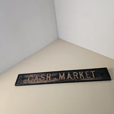 Large Wooden Sign