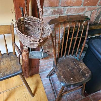 Wood Chair, Basket
