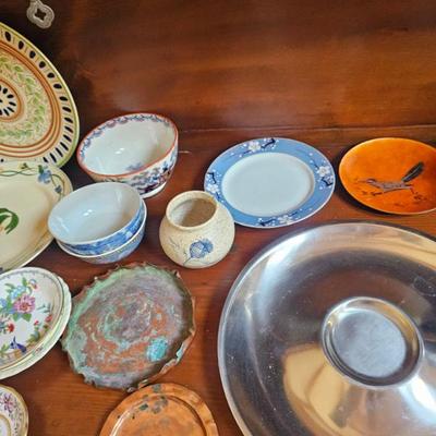 Plates, Saucer, Silver Plate