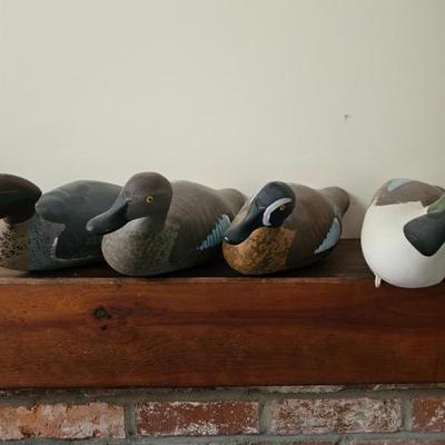 Wood Carved Duck Decoys - Jobes