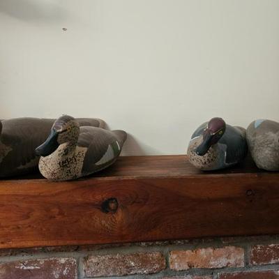 Wood Carved Duck Decoys - Jobes