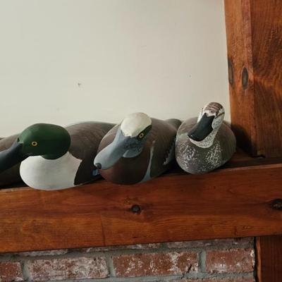 Wood Carved Duck Decoys - Jobes