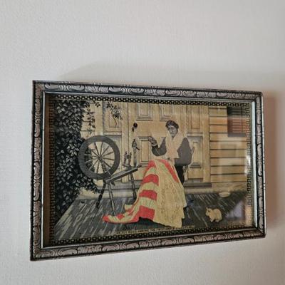 Framed Betsy Ross 1st US Flag